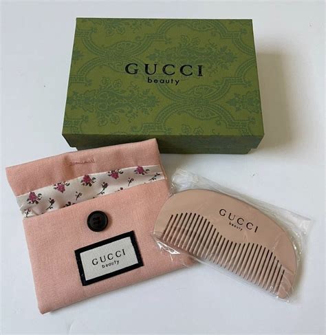 gucci beauty pochette & comb set|Gucci pouch women.